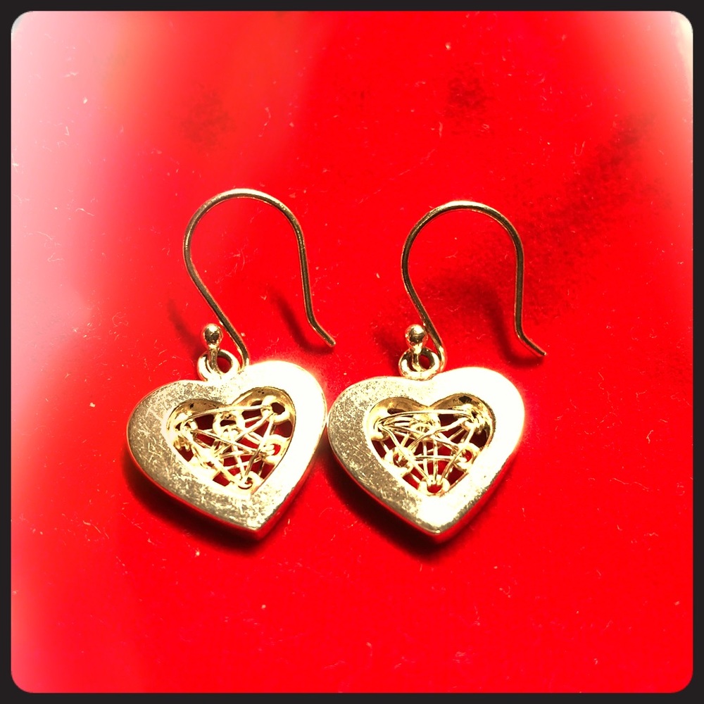 925 Silver Earring -heart shape-